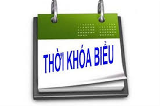 Thời khoá biểu học kỳ 1, năm học 2024-2025 (cập nhật ngày 21/8/2024)